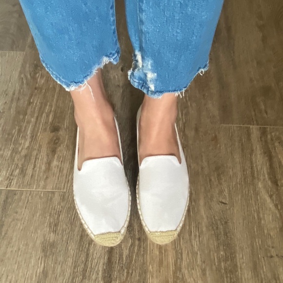 Soludos Canvas Platform Smoking Espadrilles size 8 - Picture 2 of 9